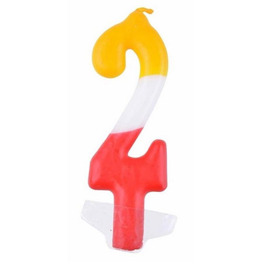 BIRTHDAY CANDLES PARTY TIME DIGIT 2 ARPEX D9905-2 ARPEX